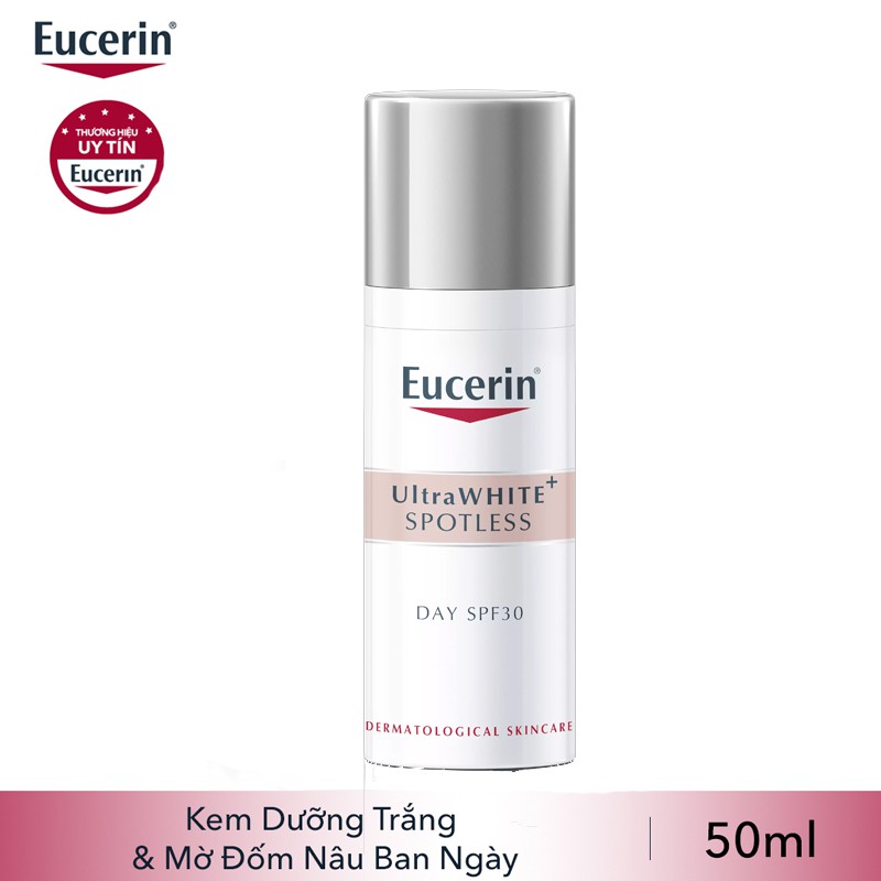Eucerin kem dưỡng trắng da ban ngày spotless + brightening spf30 50ml
