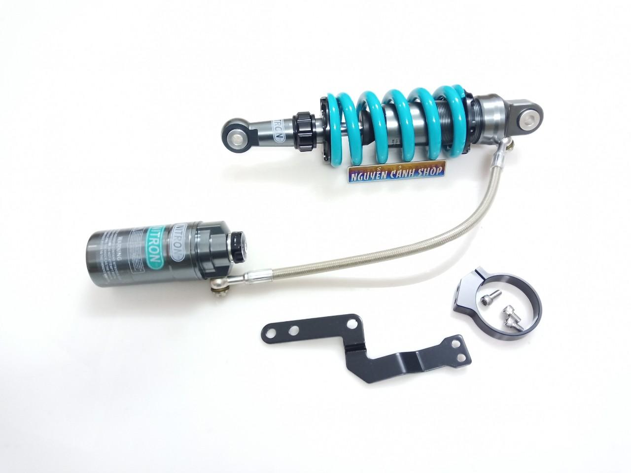 phuộc sau xe raider fi nitron bình dầu