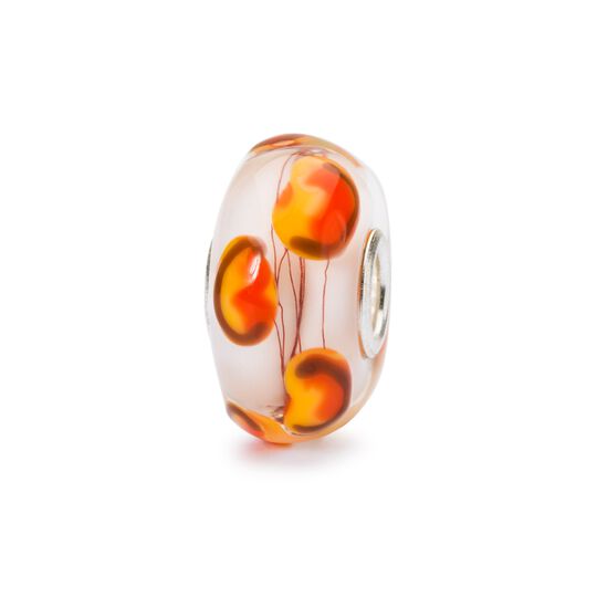 Trollbeads bead Thuỷ tinh Cao cấp Golden Poppies