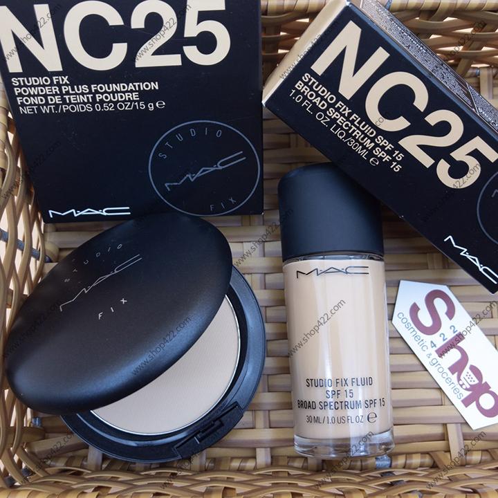 Kem nền Mac Studio Fix Fluid SPF15 NC25