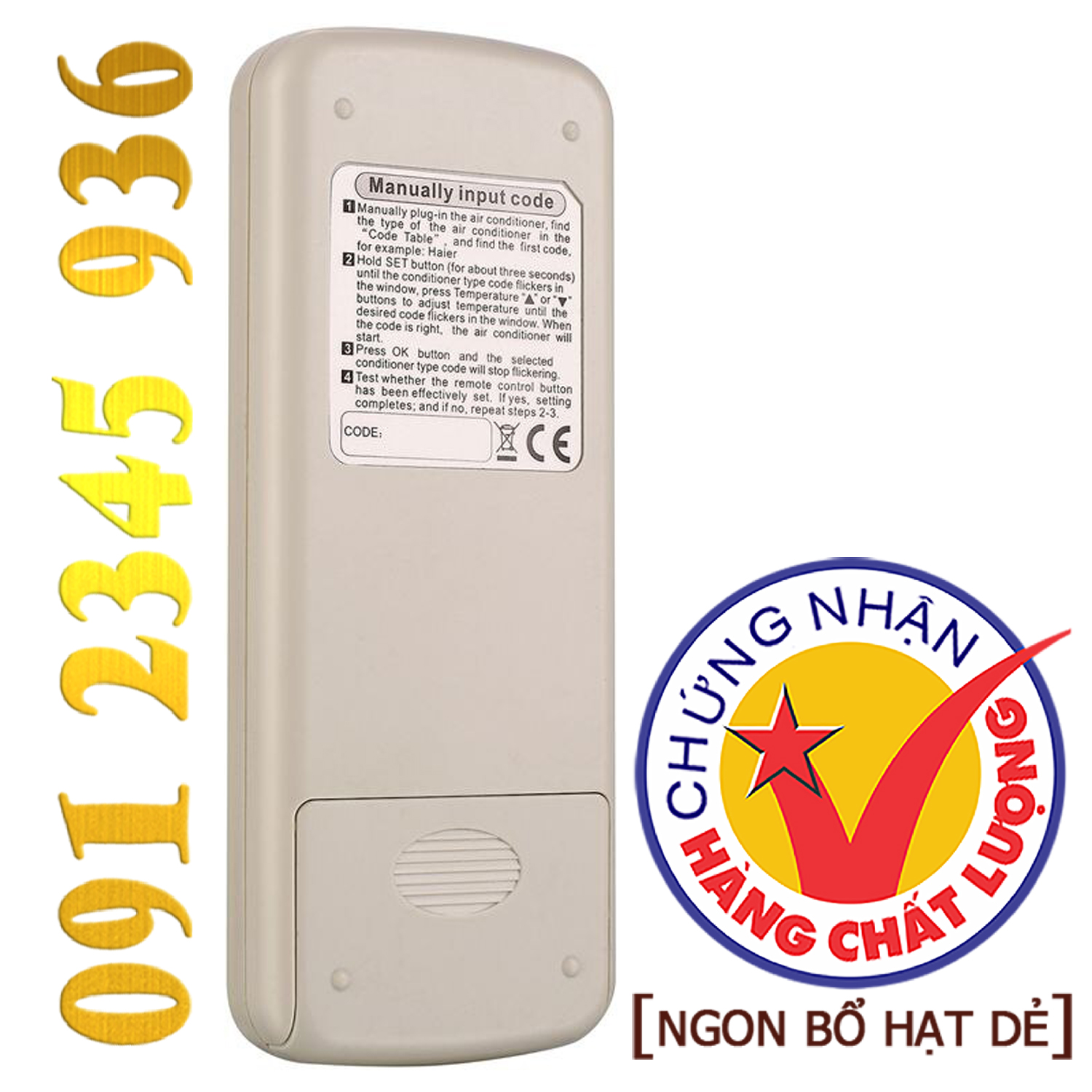 Điều khiển CHUNGHOP K-100ES [ĐA NĂNG] + [HÀNG ĐẸP] cho điều hòa