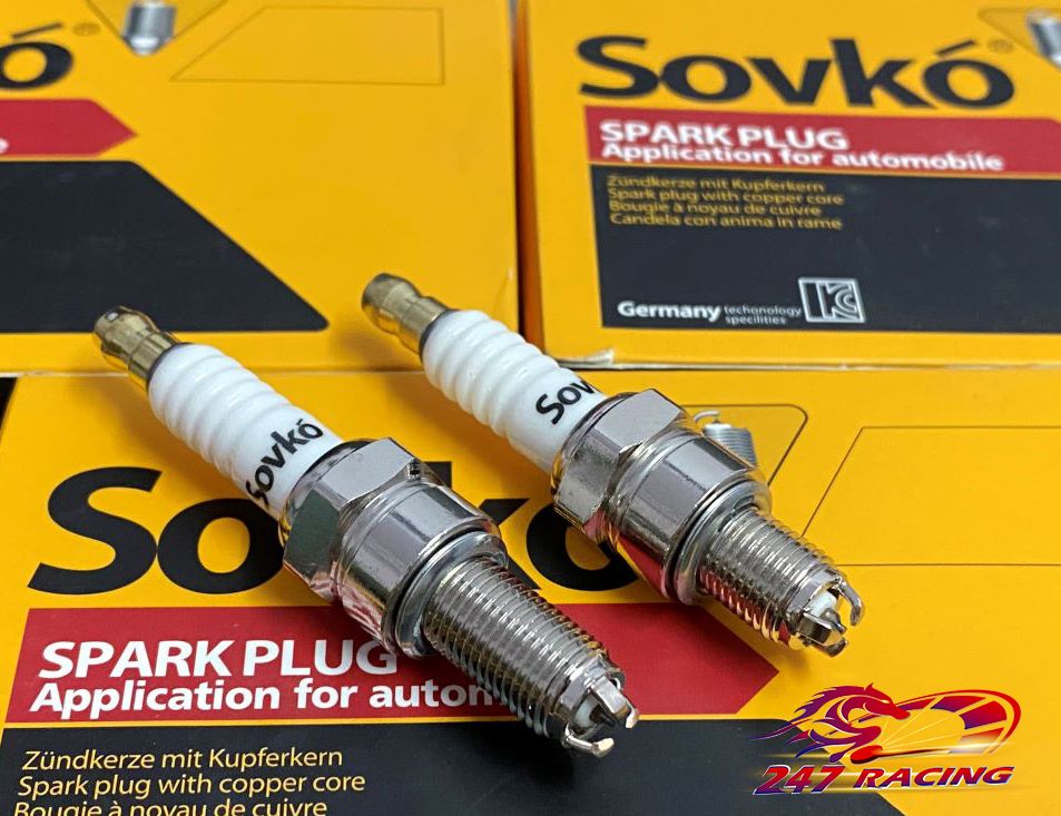 Bugi 3 chấu Bạch Kim SOVKO gắn Dream Wave Sirius Exciter Wave A 110 Rsx 110 Winner Sonic phân loại Chân Dài chân ngắn