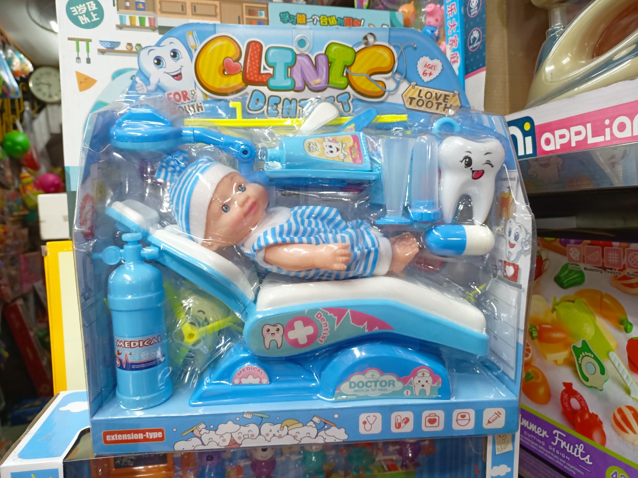 Đồ Chơi Y Tế Bác Sĩ Khám Răng Búp Bê #1368-803 chọn màu ngẫu nhiên