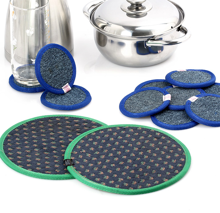 combo 10 cái Đế lót ly nĩ cao cấp