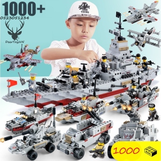 Đồ chơi lắp ráp_ [1000CT-TÚI BÓNG] BỘ ĐỒ CHƠI XẾP HÌNH LEGO Chiến Hạm LEGO OTOLEGO ROBOTLEGO TÀU CHIẾNLEGO XE SWATLEGO TÀU SÂN Bay thumbnail