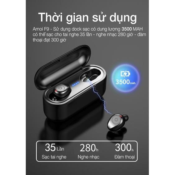✷ Tai nghe Bluetooth True Wireless F9