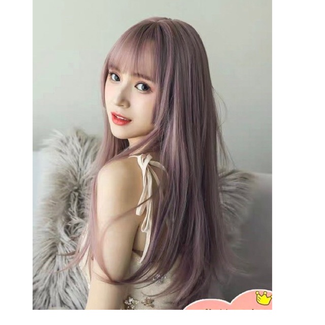 Tóc giả nữ cả đầu 😍😍 Tóc giả nguyên đầu cúp dài 60cm