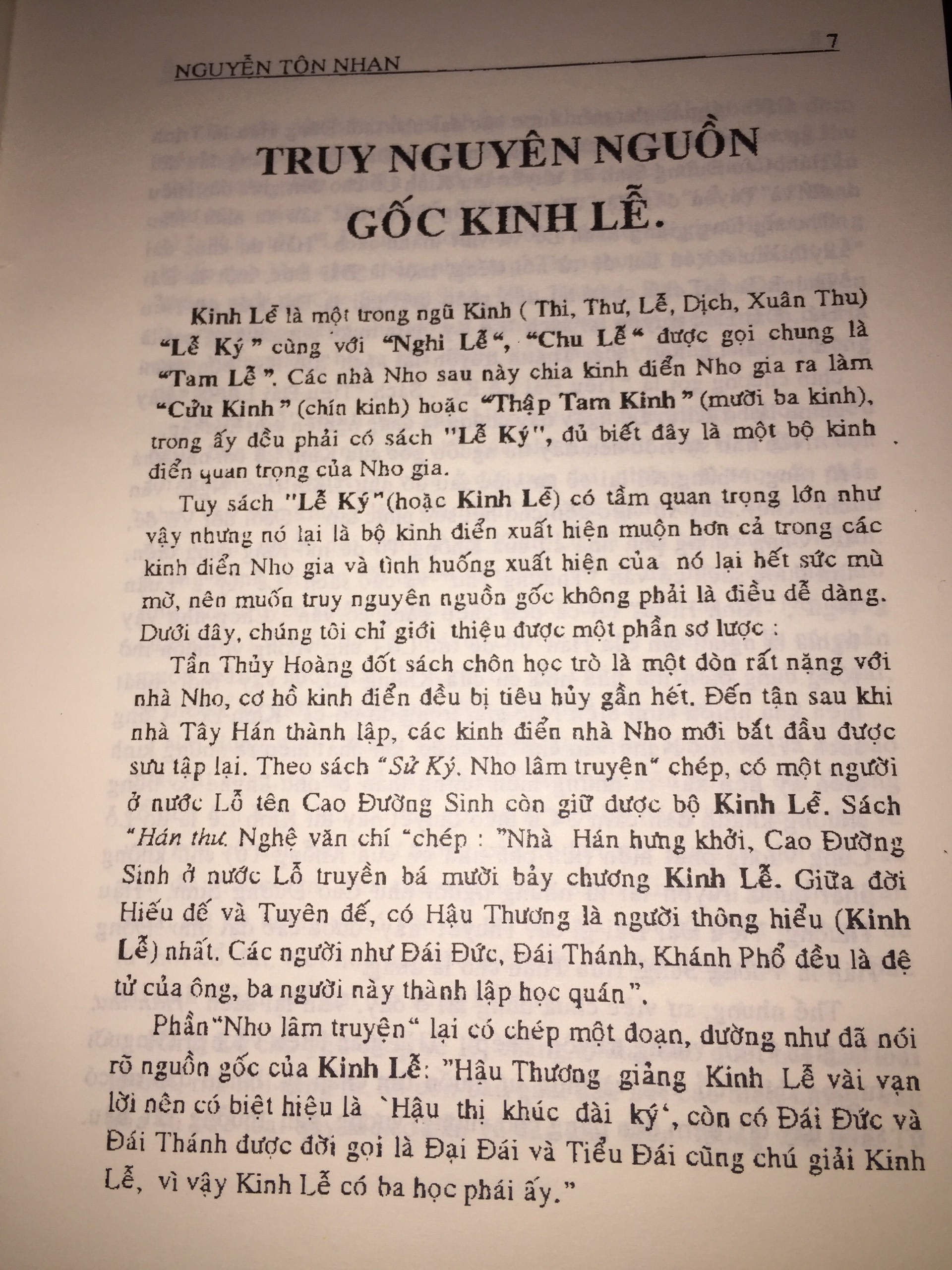 Sách Kinh Lễ Khổng Tử