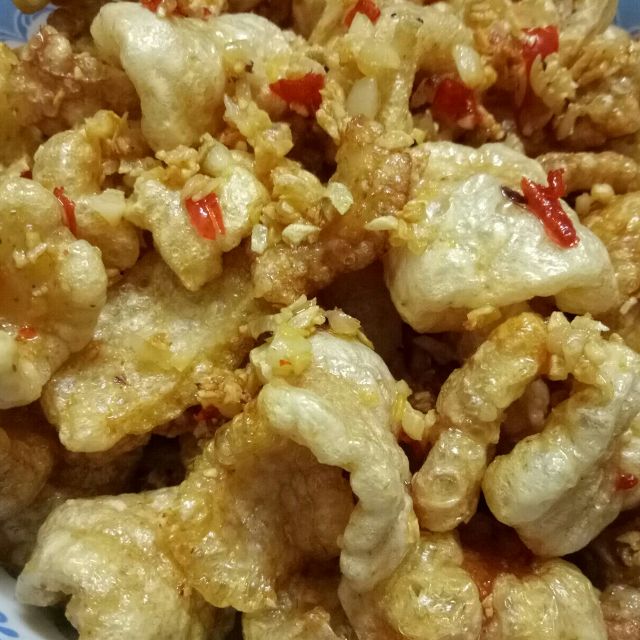 100gram Da Heo Cháy Tỏi