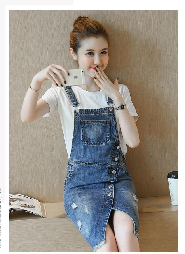 Váy Yếm PHỐI NÚT D752 ( KHÔNG KÈM ÁO )