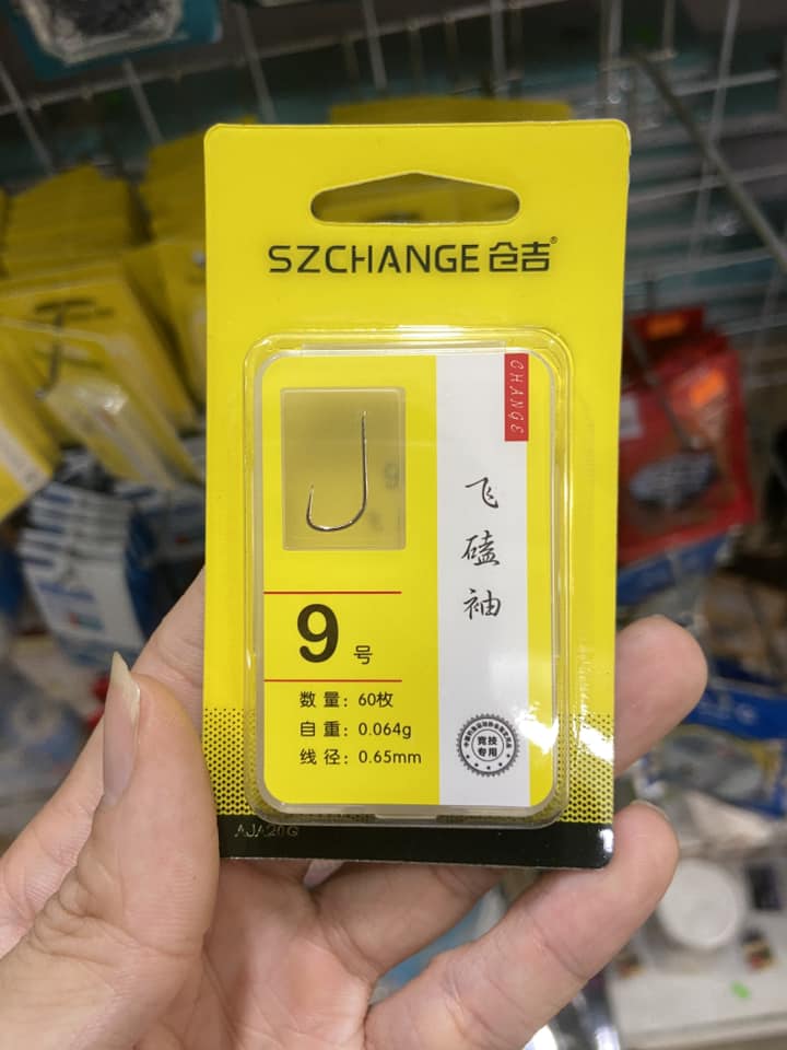 LƯỠI SZCHANGE KHÔNG NGHẠNH FORM RÔ PHI HỘP 60 LƯỠI ( LƯỠI CÂU RÔ PHI - LƯỠI ĐÁNH GAME - LƯỠI CÂU CÁ NHÁT )