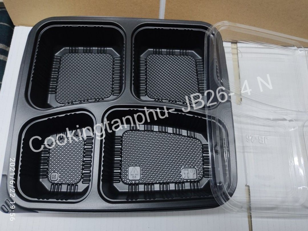 100 Hộp Cơm 4 ngăn JB26