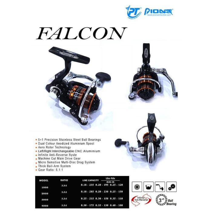 Máy câu Pioneer Falcon