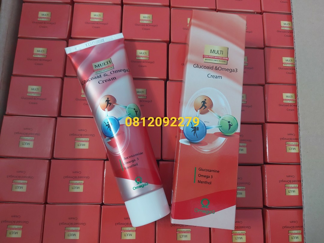 Dầu lạnh Hàn Quốc xanh/đỏ Glucosamine&Omega3 165ml