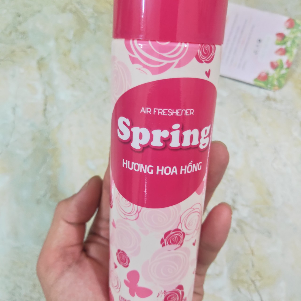 Nước hoa Xịt phòng Spring hương hoa hồng 280ml