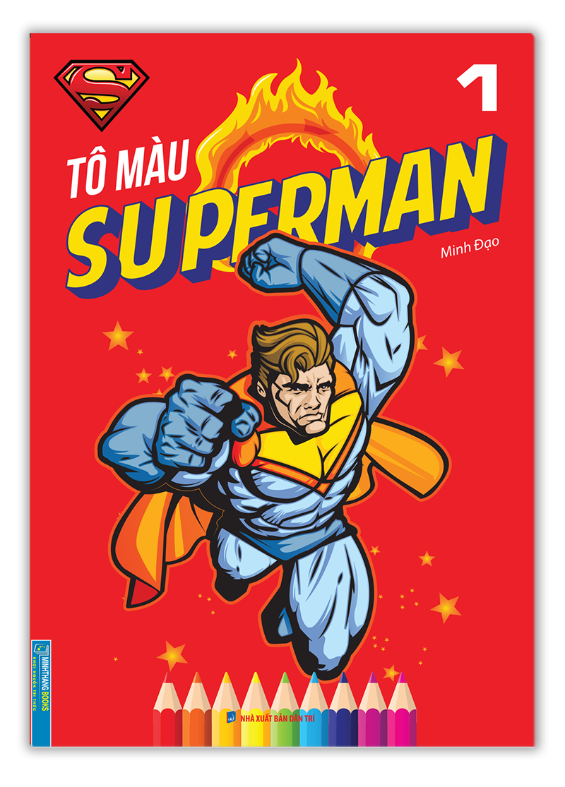 Sách-tô màu superman tập 1