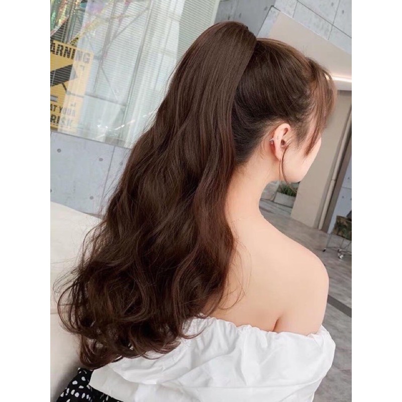 Tóc giả nữ ❤️FREESHIP❤️ Tóc ngoạm xoăn 04