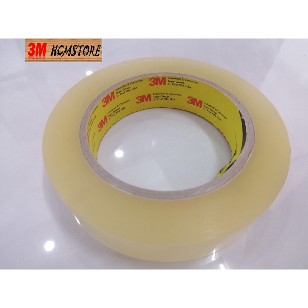 3m 309 24mm dài 100met - băng keo dán thùng chống rách - chịu nhiệt cho cả phòng lạnh chuyên dùng cho hàng xuất khẩu