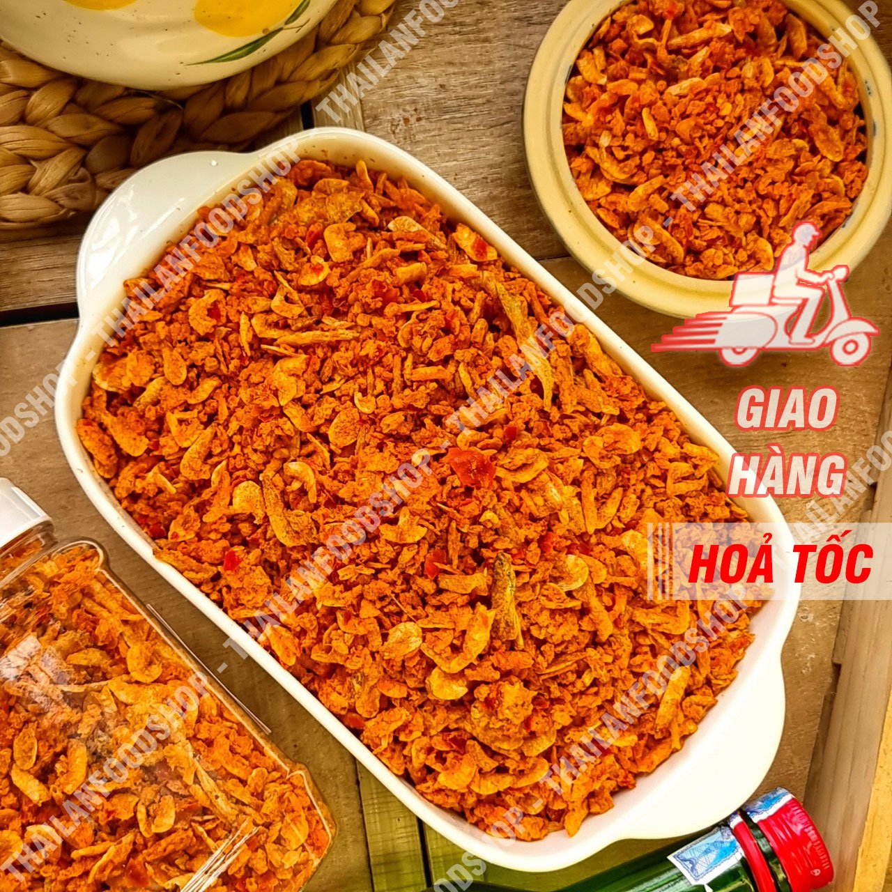 Muối Ruốc Tôm (Ruốc Sấy Muối Tôm) Tây Ninh - Hộp 350gr