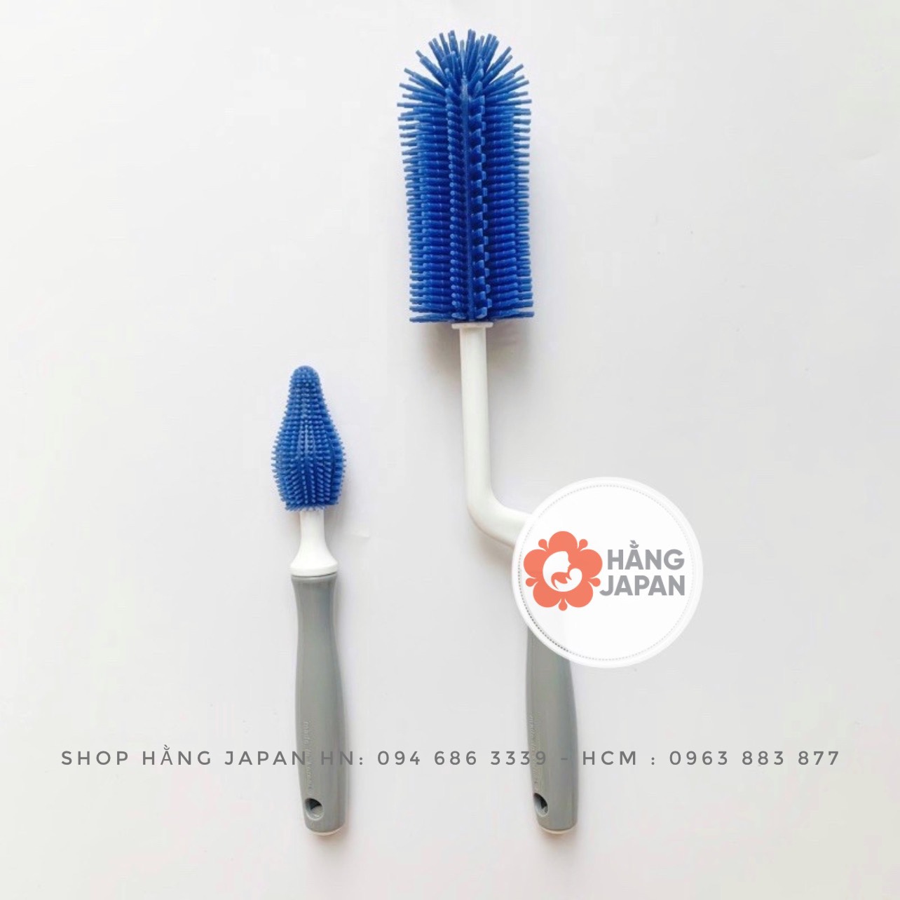 Bộ cọ bình sữa, núm ti Silicone Mother-K