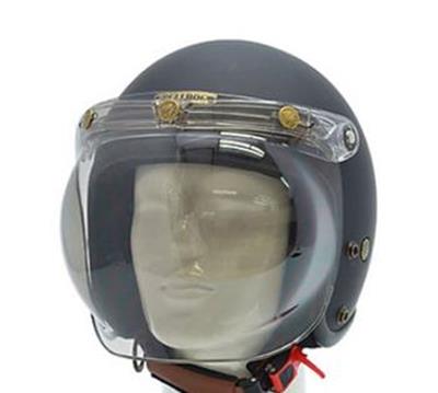 Kính Chắn Mũ 3/4 Bulldog Bubble Có 3 Nút Bấm - Chuyên Phượt