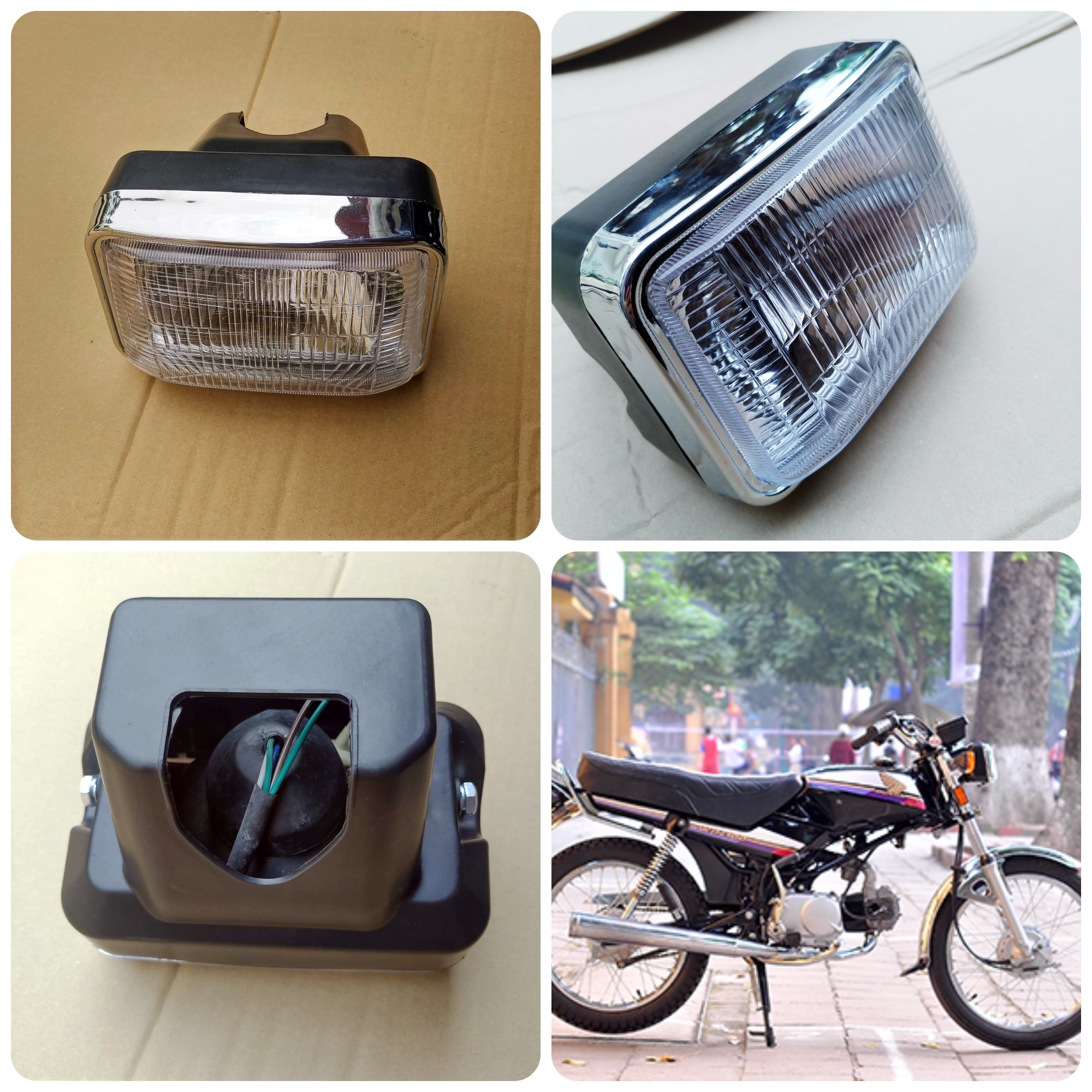 Pha đèn xe honda Win 100 umw chất lượng cao