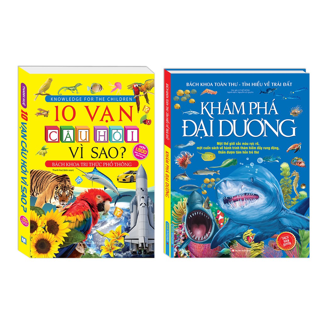 Sách - Combo 10 vạn câu hỏi vì sao? + Bách khoa toàn thư-Tìm hiểu về TĐ Khám phá đại dương