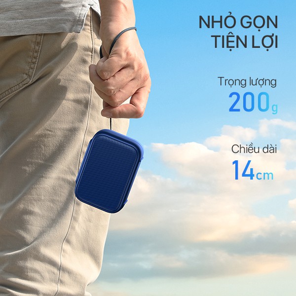 Loa Bluetooth Mini ROBOT RB100/RB110/VIVAN VS1 - Công Suất 5W - Bluetooth 5.0 - 3 Hình Thức Kết Nối - Nghe Nhạc Đến 8H