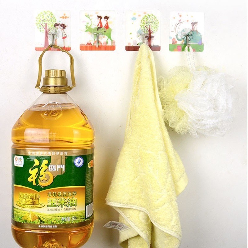 Set 5 Móc dán tường 3D (Chịu lực tốt)
