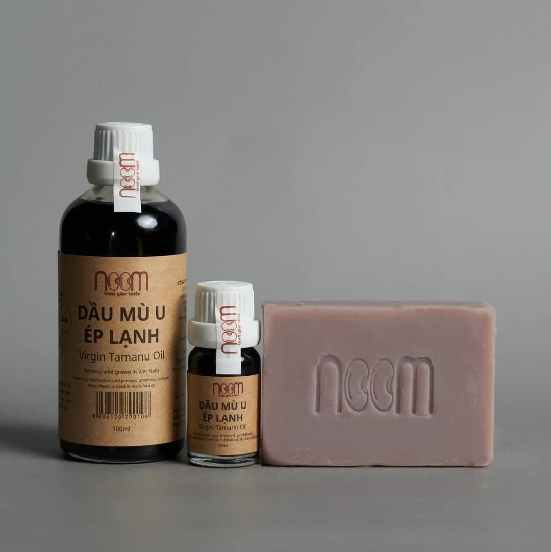 XÀ BÔNG DẦU MÙ U NOOM (Tamanu Oil Soap) 100 GRAM