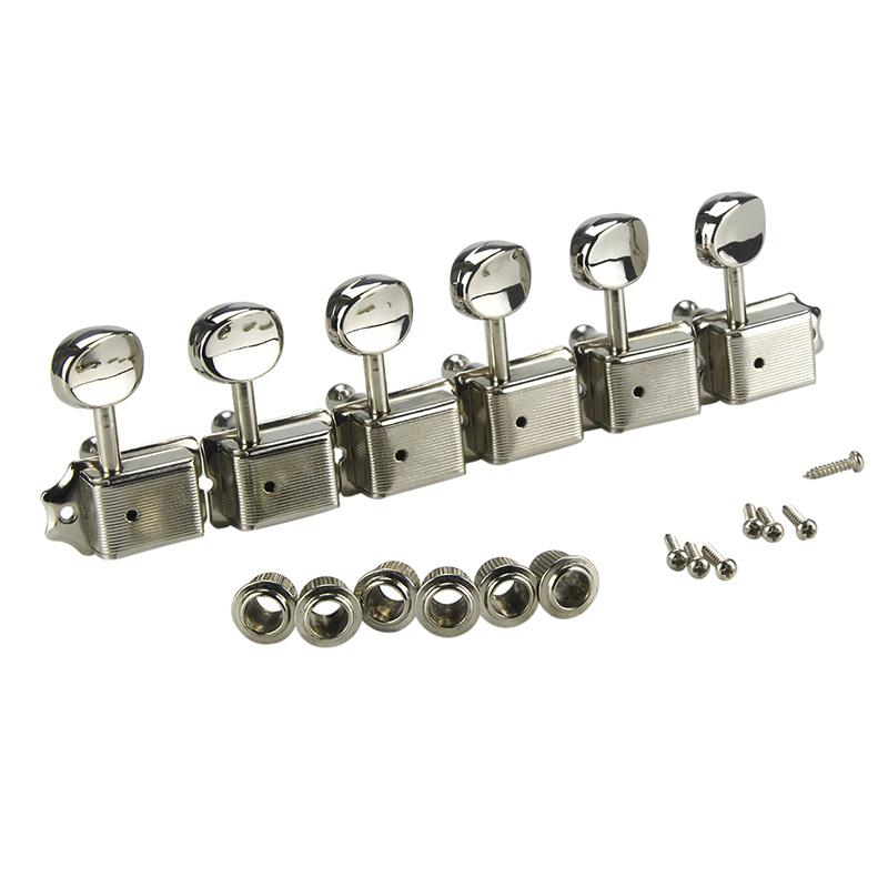 Buy Guyker Guitar Locking Tuners  3L + 3R Handed  - Vintage Deluxe Lock String Tuning Key Pegs Machine Heads Replacement Parts For St Tl Style Electric Folk Or