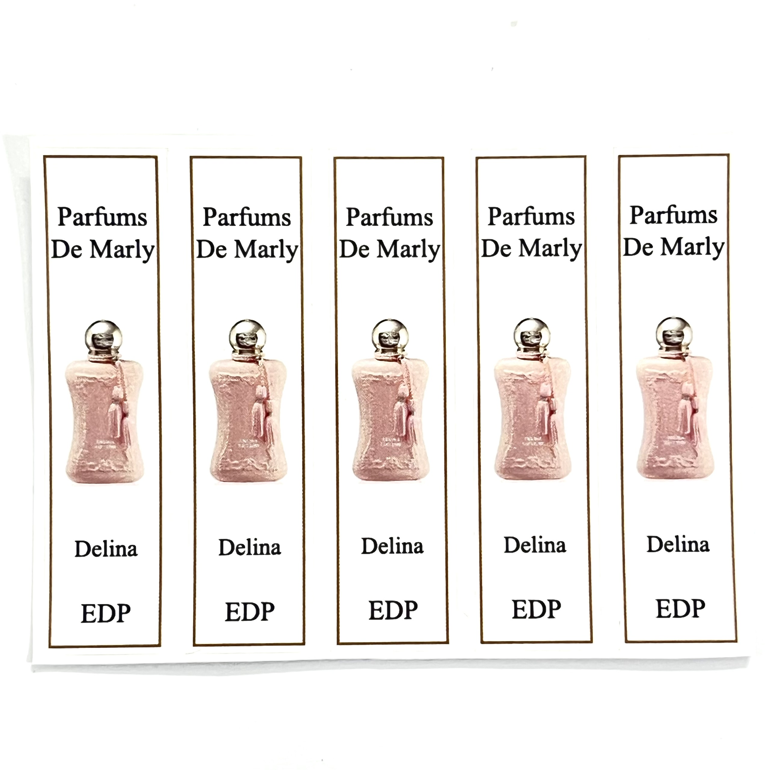 [HCMC] combo 10 PCs Parfums de Marly perfume bottle sticker for full series dropper bottle