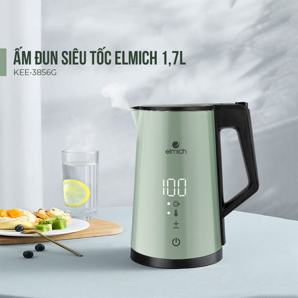 (MEGA SALE 12.12)Ấm đun siêu tốc Elmich 1,7L KEE-3856