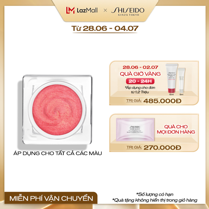 Phấn má hồng dạng kem Shiseido Minimalist WhippedPowder Blush 5g