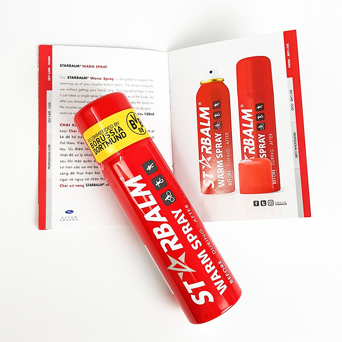 Chai xịt nóng Starbalm Warm Stray 150ml