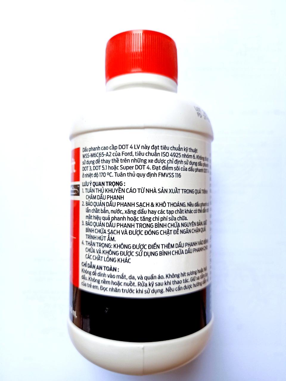 Dầu phanh  xe hơi cao cấp Ford Motocraft Dot4