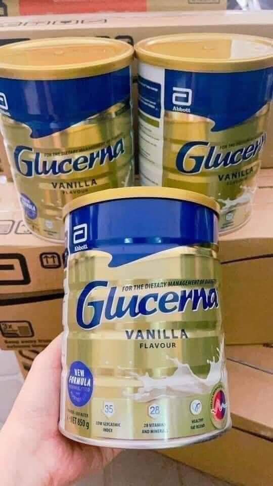 Sữa tiểu đường Glucerna Úc 850g mẫu mới
