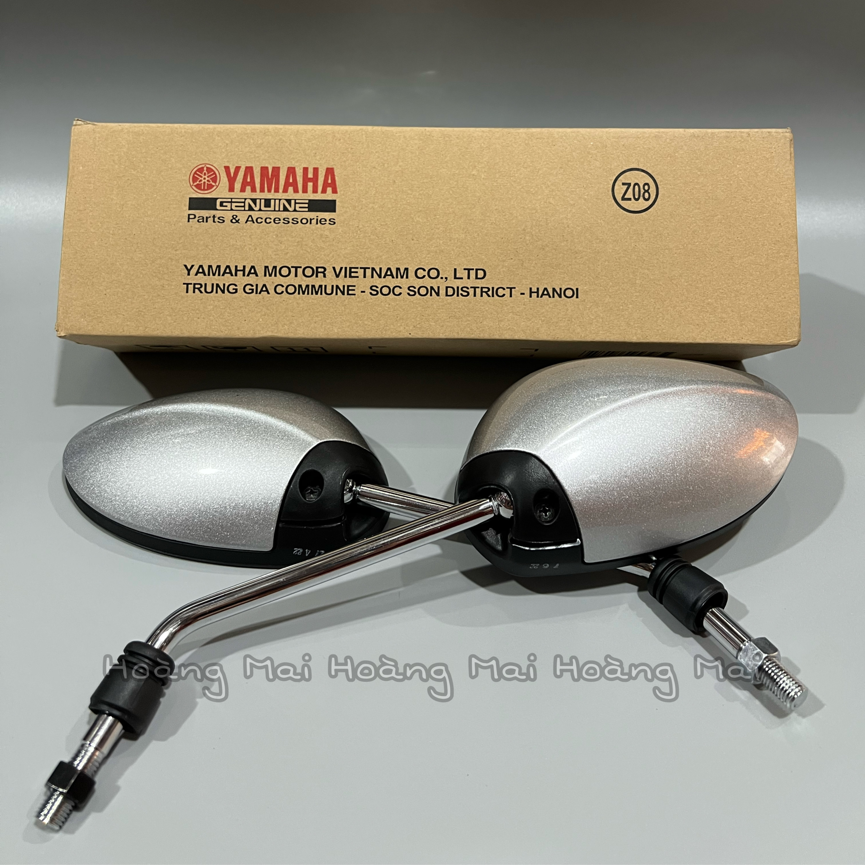 Gương, kiếng chiếu hậu Yamaha hàng chính hãng gắn xe máy Grande