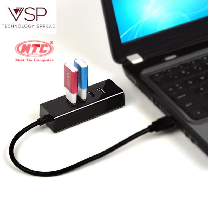 Bộ chia 4 cổng USB 3.0 Vision VSP 5Gbps (Nhiều màu)