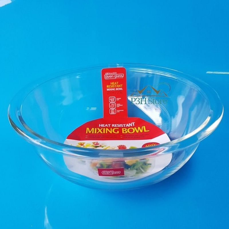 Lock&Lock Heat-Resistant Glass Bowl with Many Capacities