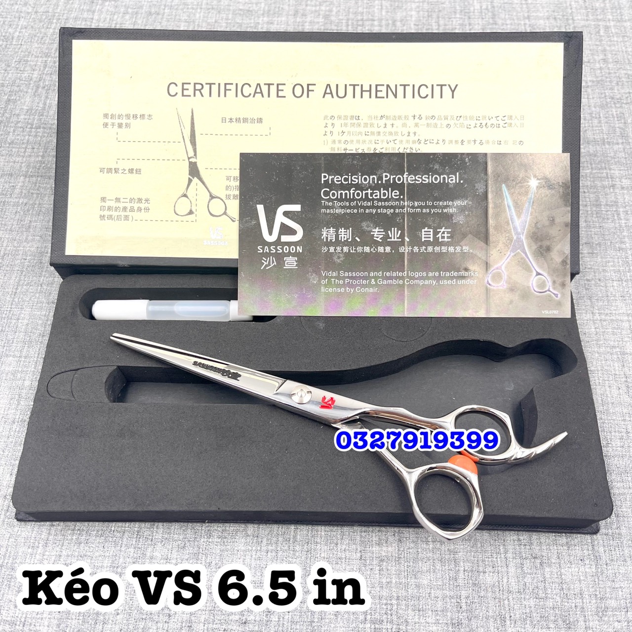 Kéo VS - Kéo cắt tóc cao cấp VS 6.5 in