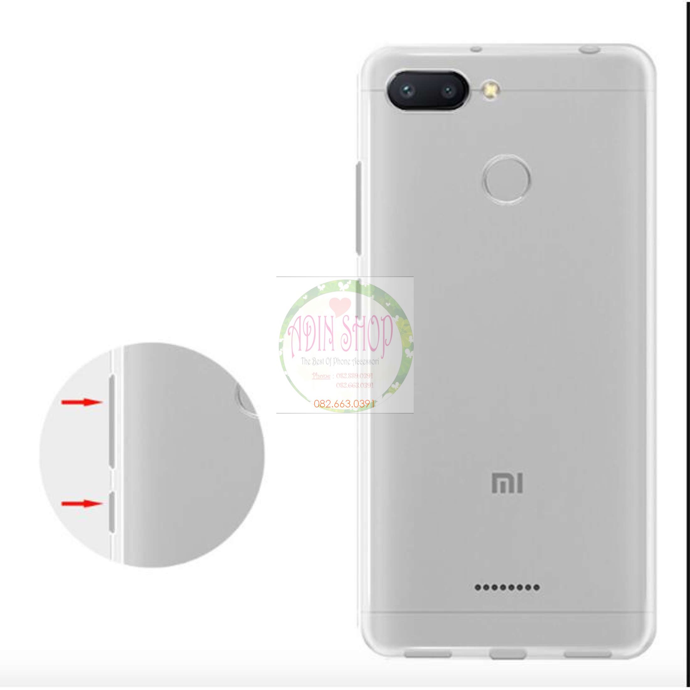 [HCM]Ốp lưng xiaomi redmi 6 silicon dẻo trong cao cấp