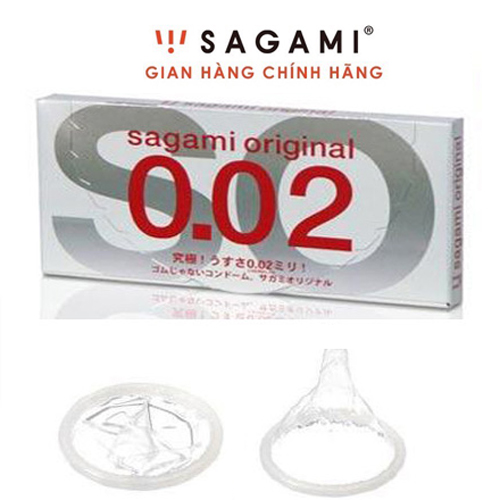 [HCM]Combo 2 hộp bao cao su Sagami Original 002 - Siêu mỏng - 4 chiếc