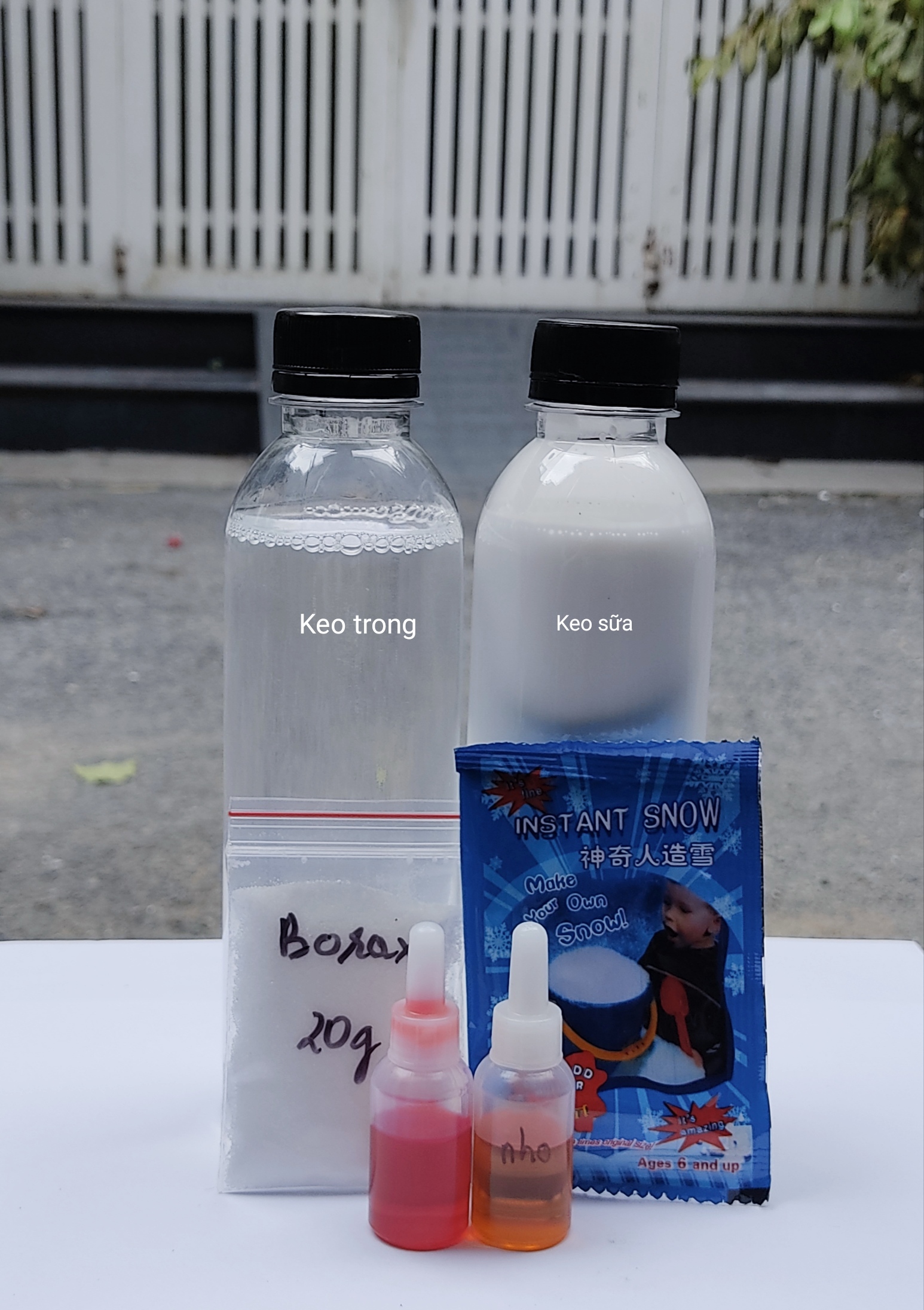 Bộ Kit Làm Slime cơ bản giá rẻ