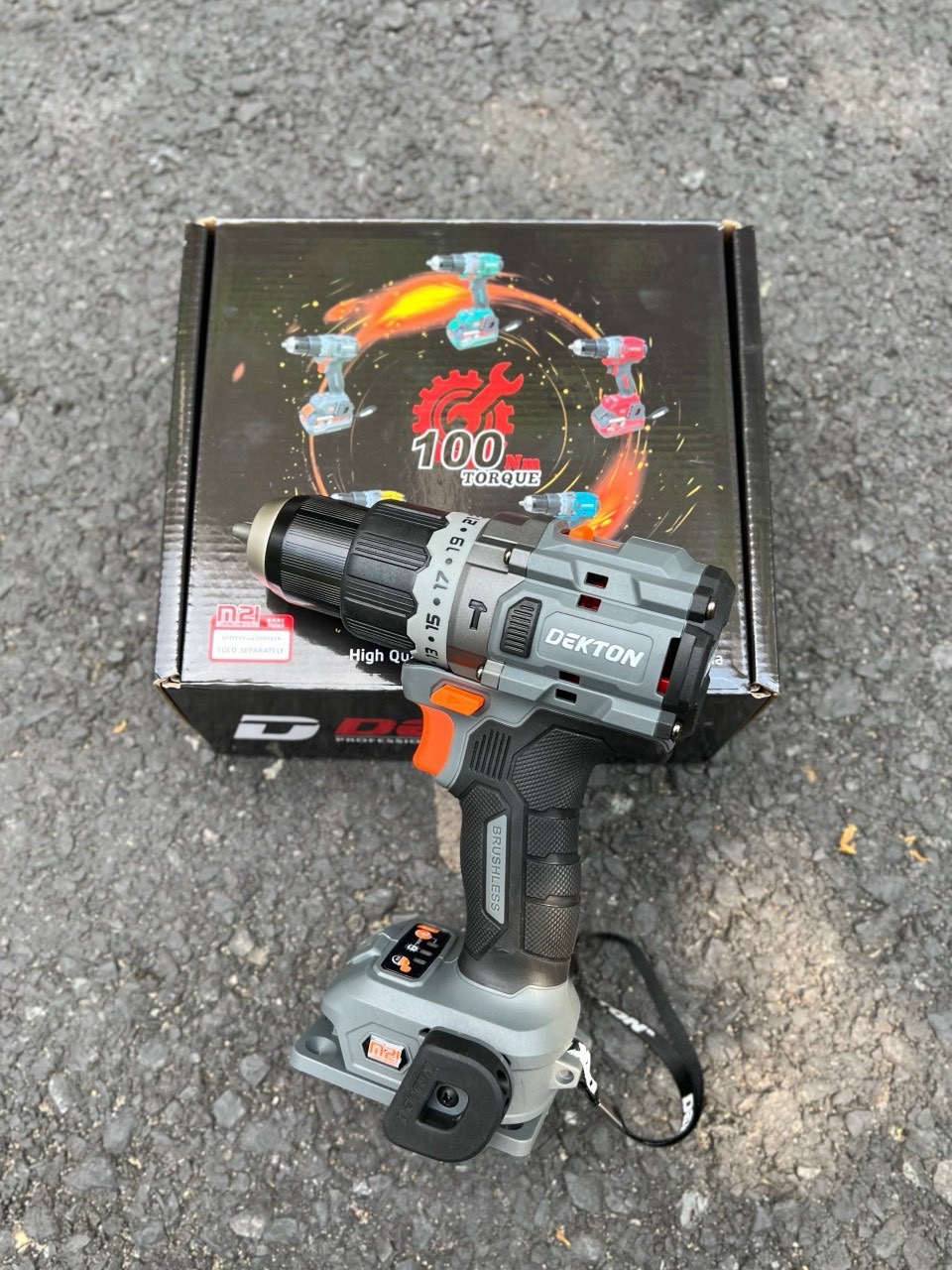 Máy Khoan Pin 21V Dekton M21-ID13100Plus 100Nm | Chính Hãng - Nhỏ Gọn Lực  Manh Hiệu Suất Cao