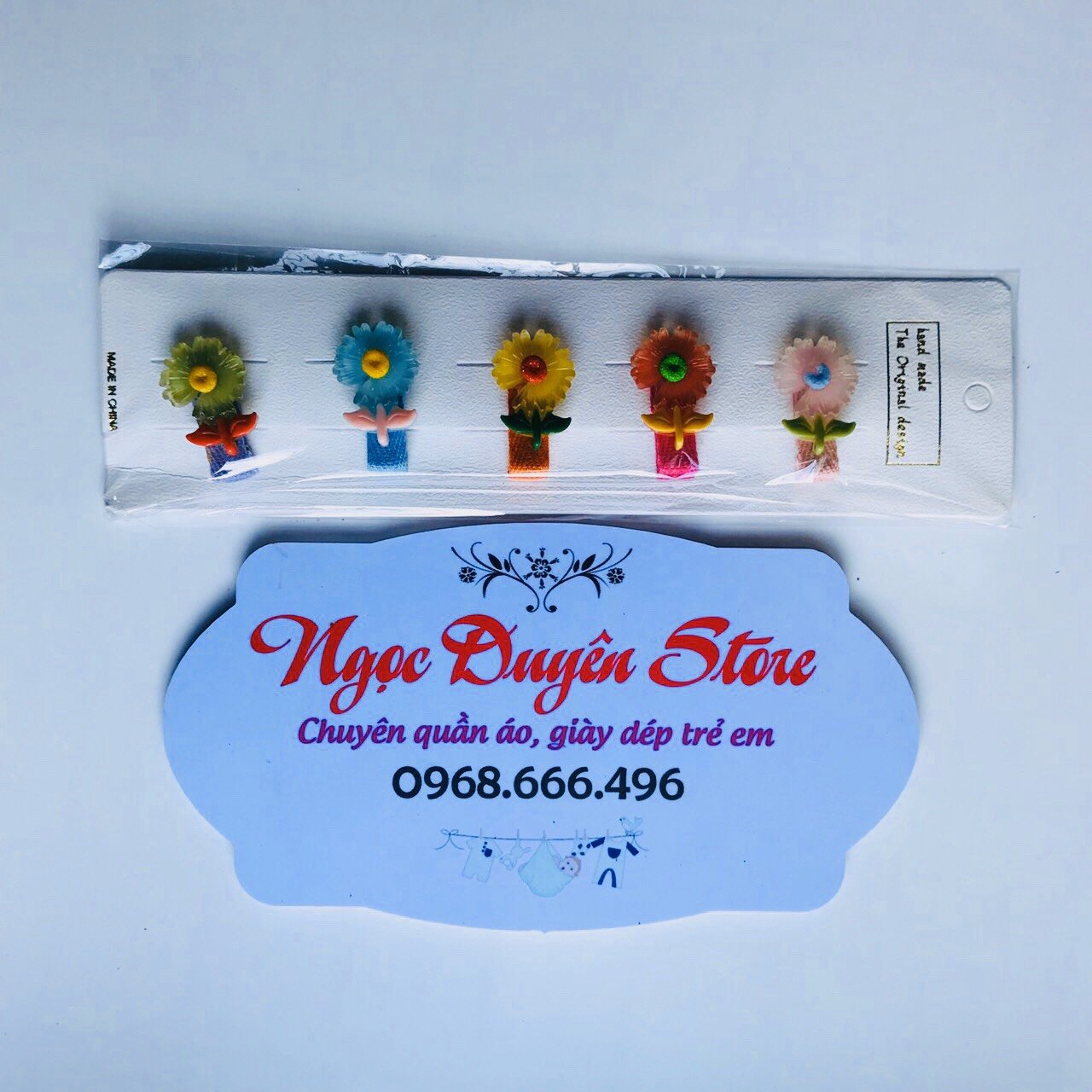 Set 5 Cặp Tóc Xinh Xắn Dễ Thương Phong Cách Hàn Quốc Cho Bé
