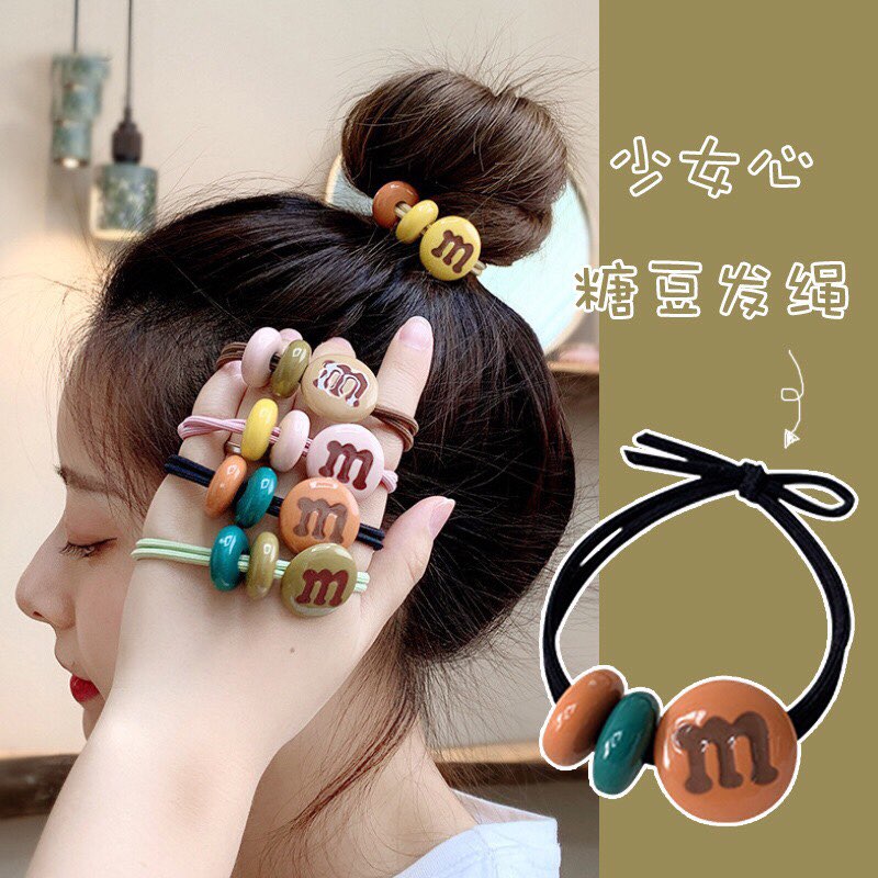 [HCM]Dây cột tóc dễ thương nhiều màu sắc - Sara Accessories