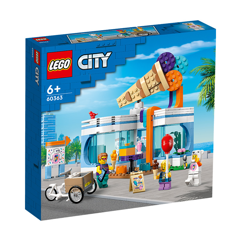 Đồ chơi lắp ráp cửa hàng kem thành phố lego city 60363