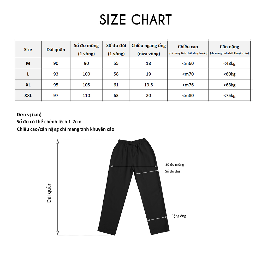 MONATA BLUELIGHT - Quần túi hộp Cargo Unisex