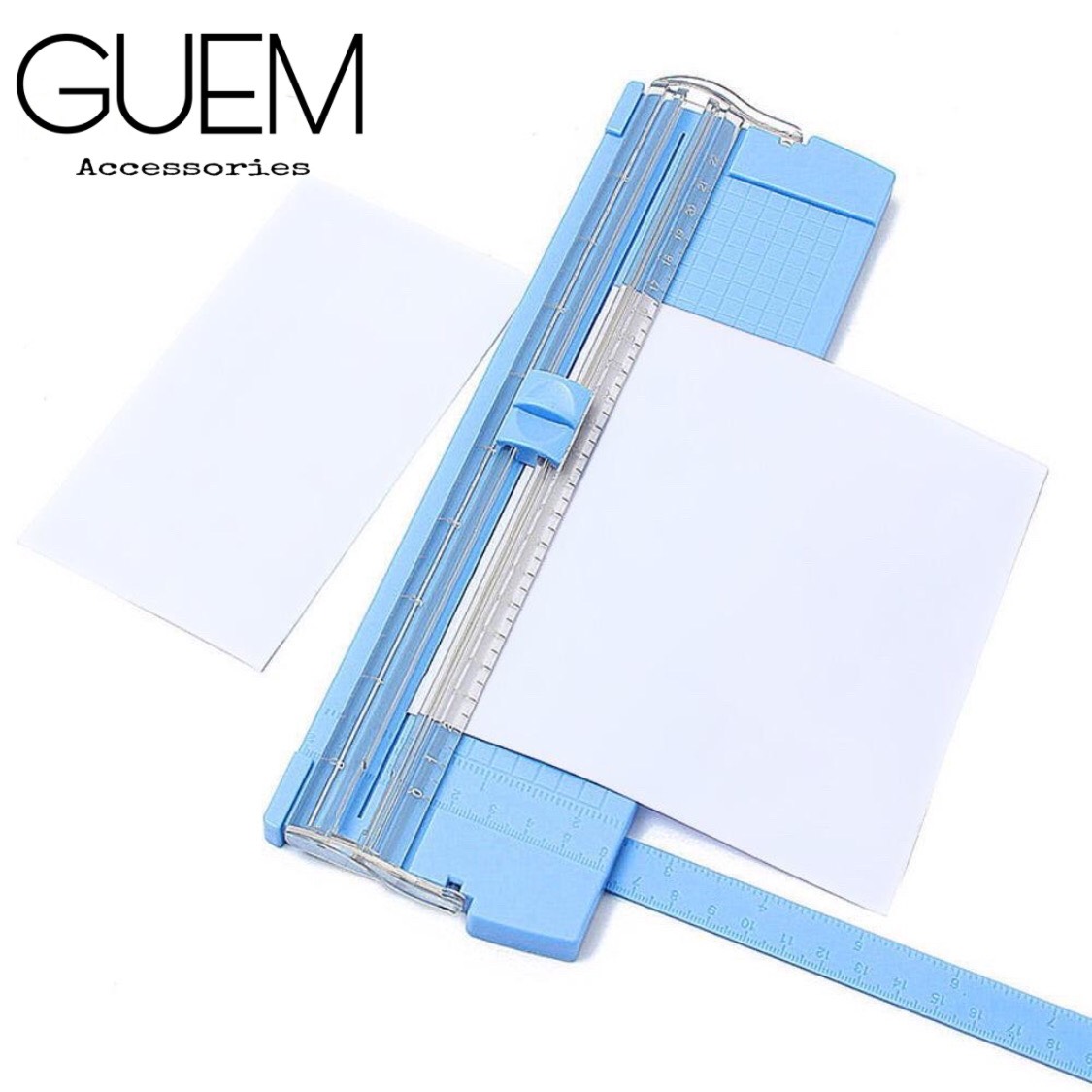 Dụng cụ cắt giấy A4, A5 có thước tiện lợi GUEM